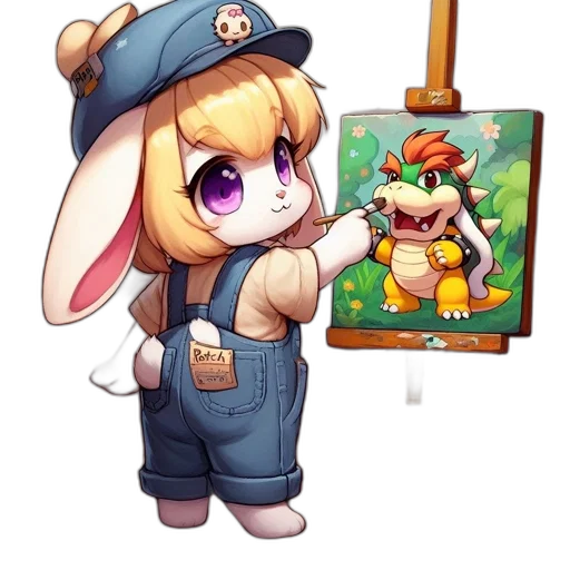 staff, weapon, animal, hat transparent PNG cut-out
