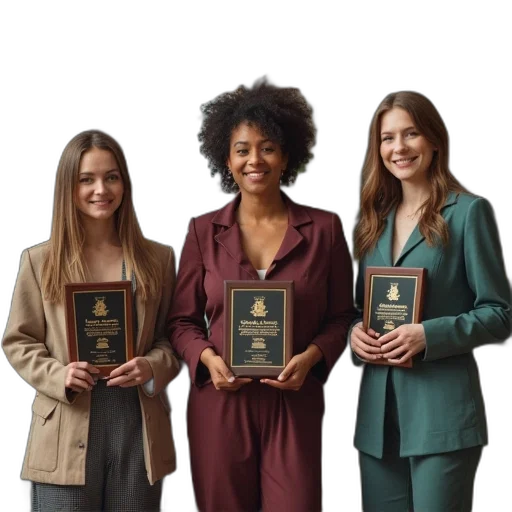 three, women, hold, mental transparent PNG cut-out