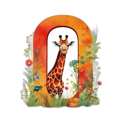 animal, hat, crown, letter transparent PNG cut-out