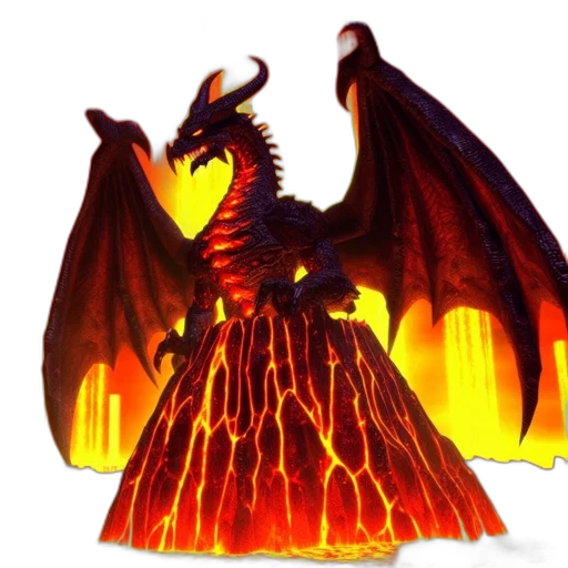 dragon, staff, concept art, fantasy art transparent PNG cut-out