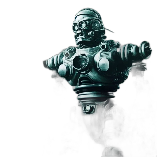 robot, weapon, mask, creature transparent PNG cut-out