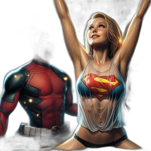 comic book art, concept art, fantasy art, photorealistic transparent PNG cut-out