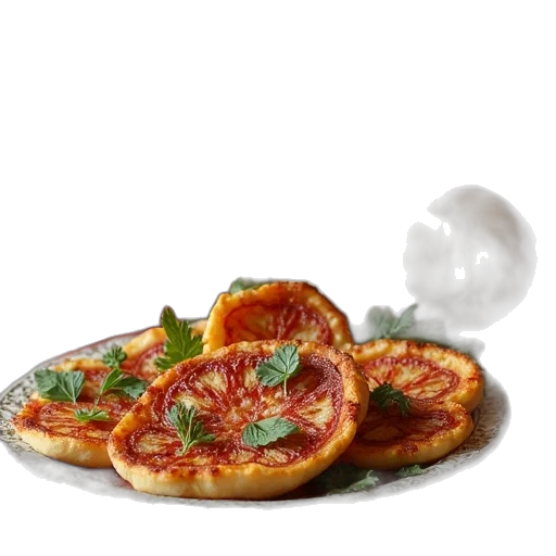 food, 3d render, photorealistic, fire transparent PNG cut-out