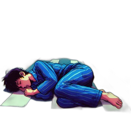 jacket, umbrella, robot, vaporwave transparent PNG cut-out