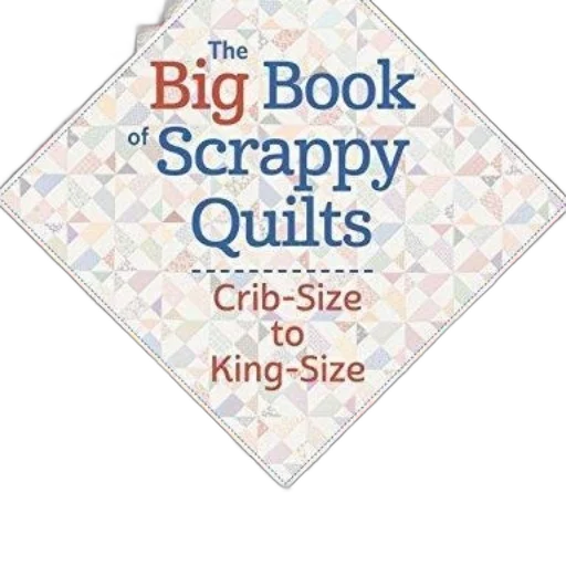 big, book, scrappy, quilts transparent PNG cut-out