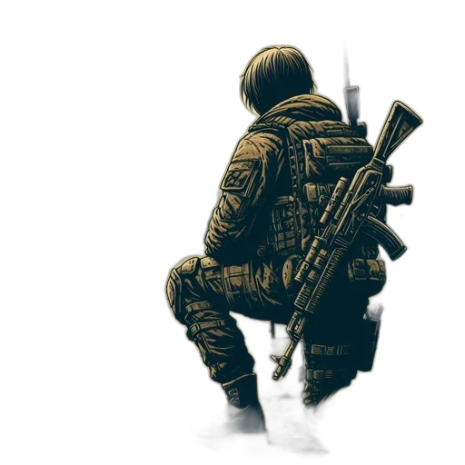 weapon, jacket, sword, robot transparent PNG cut-out