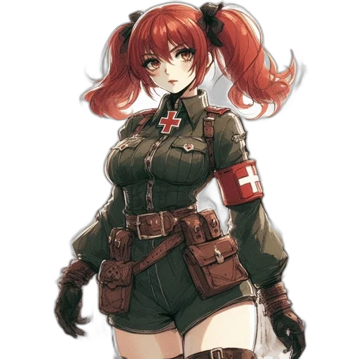 weapon, jacket, staff, dress transparent PNG cut-out