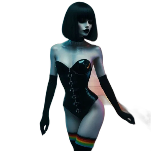 dress, concept art, 3d render, fantasy art transparent PNG cut-out