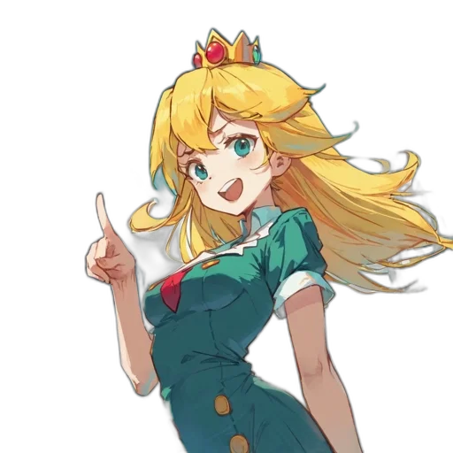 crown, dress, staff, weapon transparent PNG cut-out