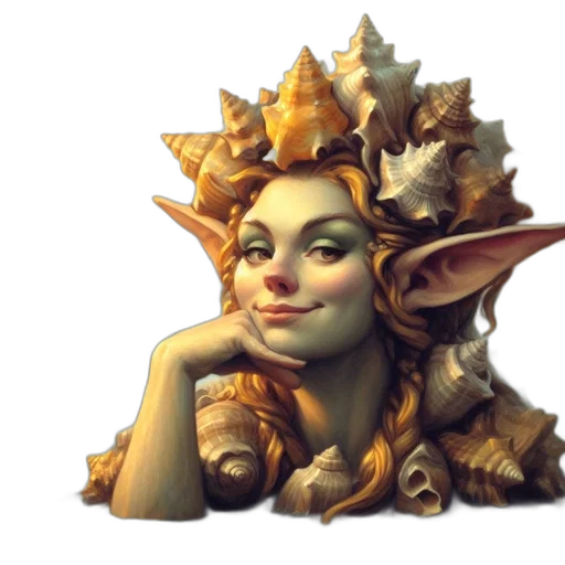 staff, dragon, crown, face transparent PNG cut-out