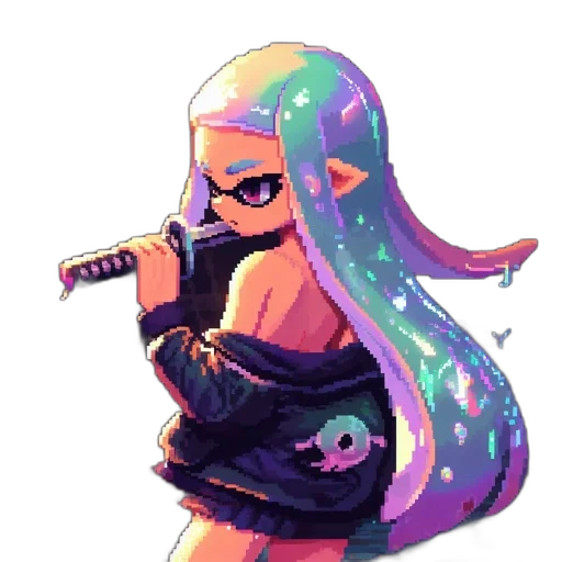 weapon, dress, jacket, staff transparent PNG cut-out