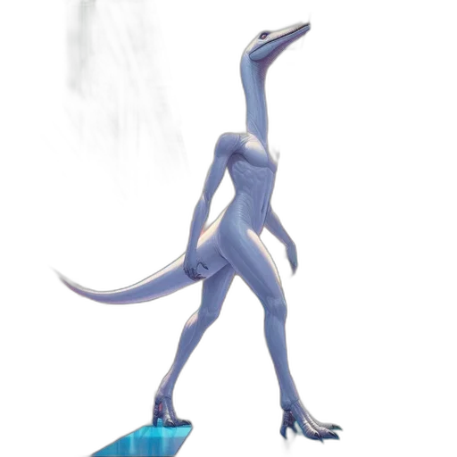 dragon, creature, staff, animal transparent PNG cut-out