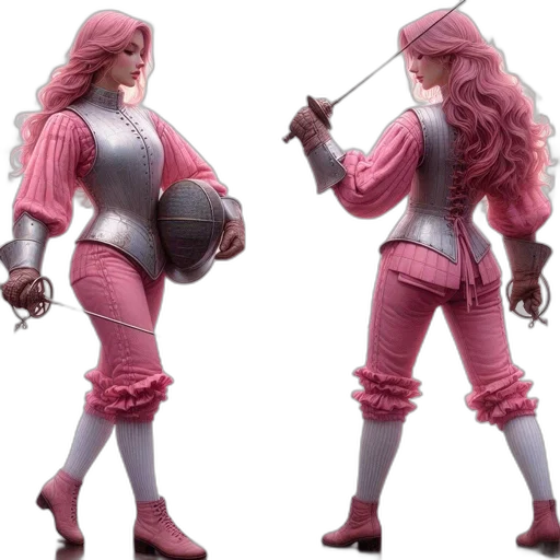 concept art, 3d render, pastel, female transparent PNG cut-out