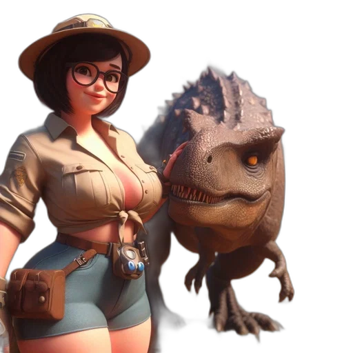 creature, staff, animal, hat transparent PNG cut-out