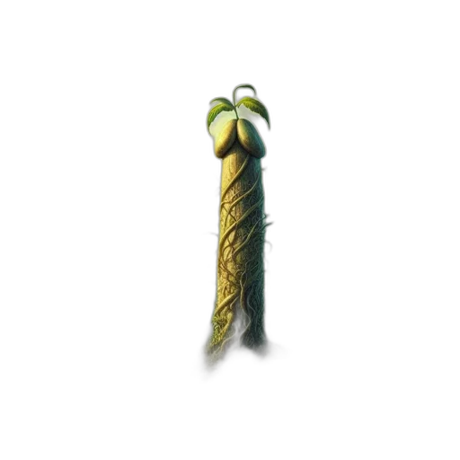 staff, hair, weapon, crown transparent PNG cut-out