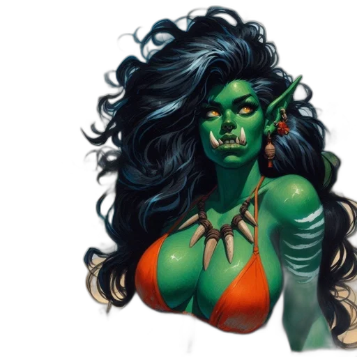 fantasy art, concept art, comic book art, pixel art transparent PNG cut-out