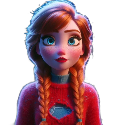 face, dress, crown, hair transparent PNG cut-out