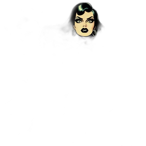 jewelry, staff, face, comic book art transparent PNG cut-out