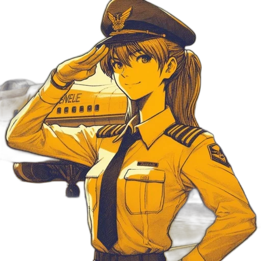staff, weapon, hat, jacket transparent PNG cut-out