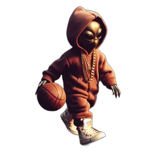 jacket, creature, 3d render, concept art transparent PNG cut-out
