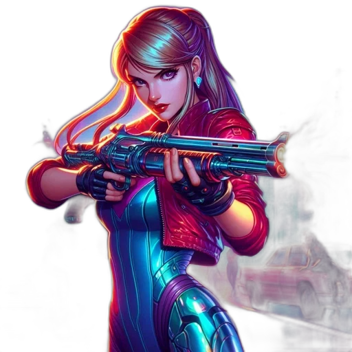 weapon, staff, concept art, cyberpunk transparent PNG cut-out