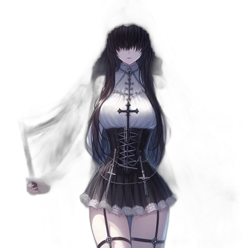 dress, sword, staff, weapon transparent PNG cut-out