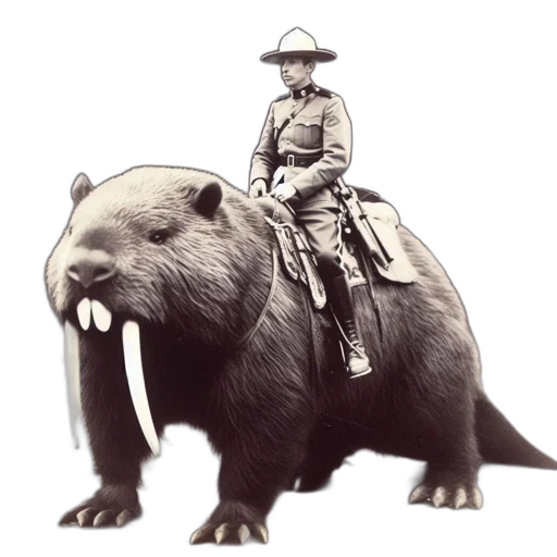 animal, staff, concept art, photorealistic transparent PNG cut-out