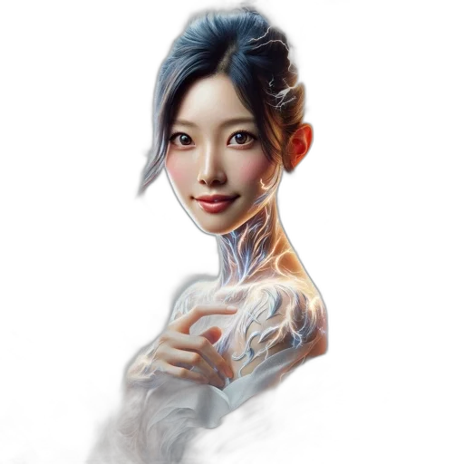face, staff, robot, fantasy art transparent PNG cut-out