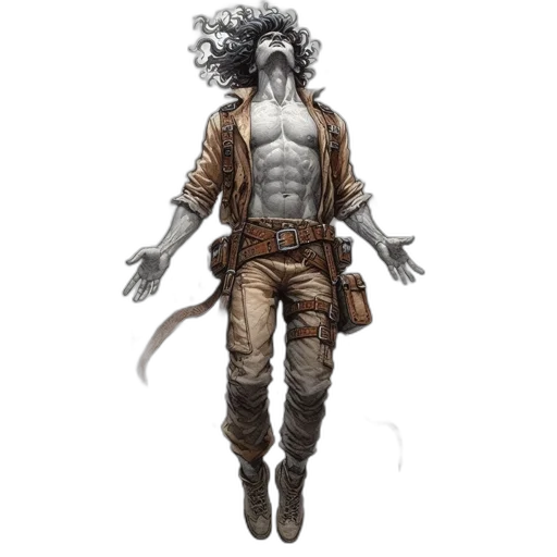 creature, jacket, animal, concept art transparent PNG cut-out