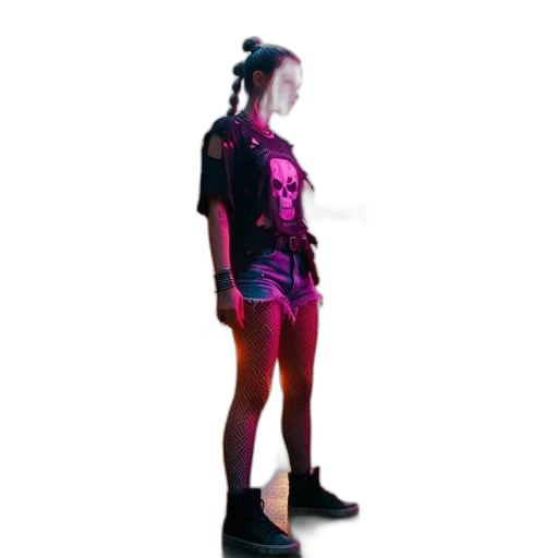 dress, staff, jacket, creature transparent PNG cut-out