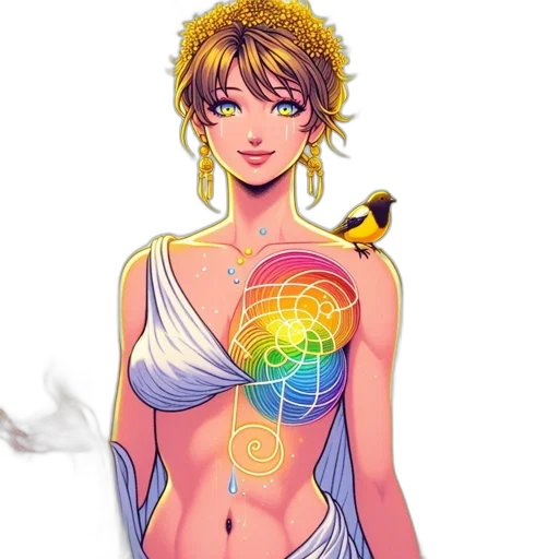 jewelry, comic book art, concept art, fantasy art transparent PNG cut-out
