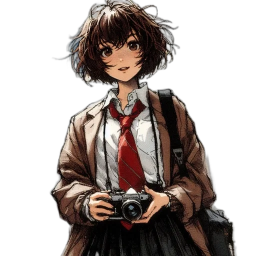 weapon, staff, jacket, dress transparent PNG cut-out