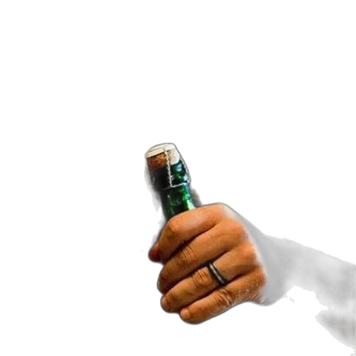 bottle, staff, weapon, robot transparent PNG cut-out