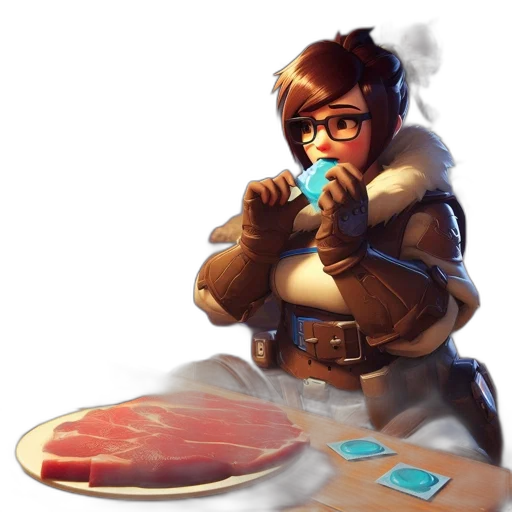 food, staff, weapon, jacket transparent PNG cut-out