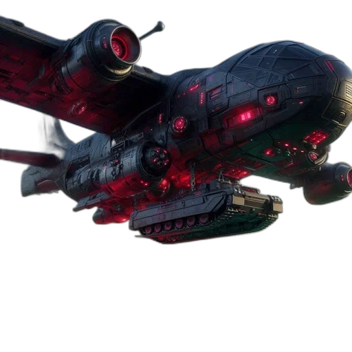 weapon, robot, dragon, 3d render transparent PNG cut-out