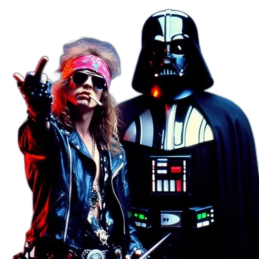 darth, vader, stands, next transparent PNG cut-out