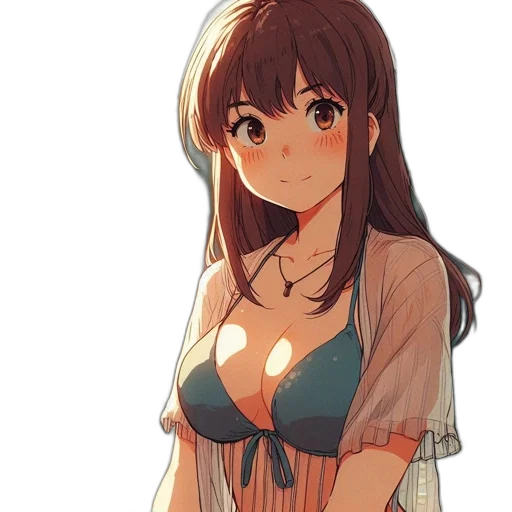 dress, jacket, staff, face transparent PNG cut-out