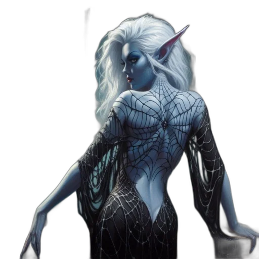 creature, dragon, staff, dress transparent PNG cut-out
