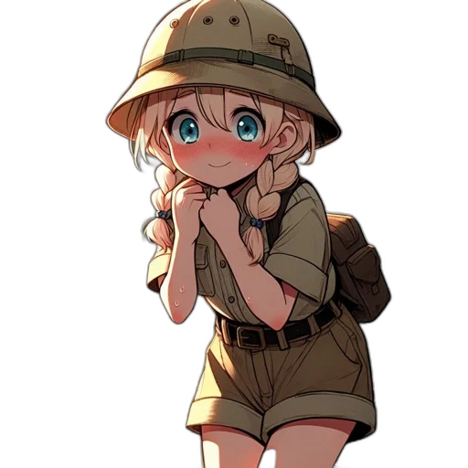 hat, weapon, staff, creature transparent PNG cut-out