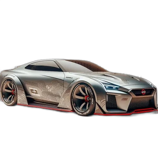 car, 3d render, concept art, photorealistic transparent PNG cut-out