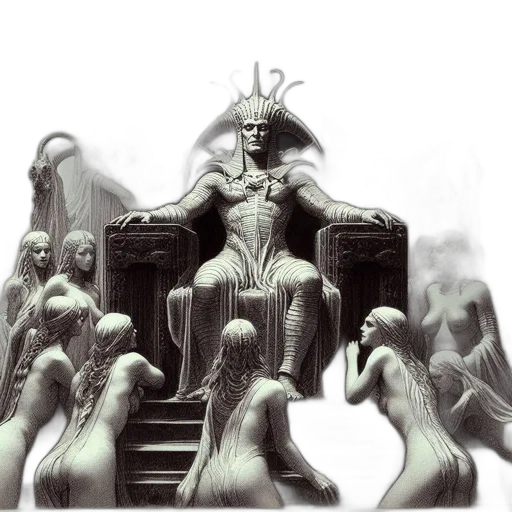 crown, staff, concept art, fantasy art transparent PNG cut-out