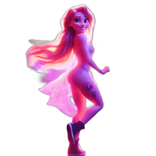 dress, concept art, 3d render, fantasy art transparent PNG cut-out