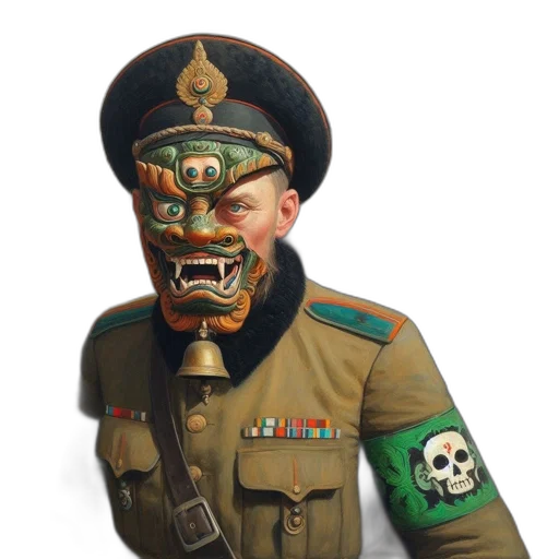 mask, face, staff, jacket transparent PNG cut-out