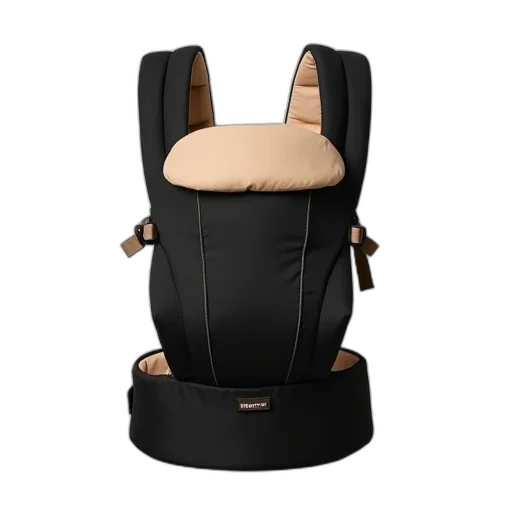 furniture, black, ergon, baby transparent PNG cut-out