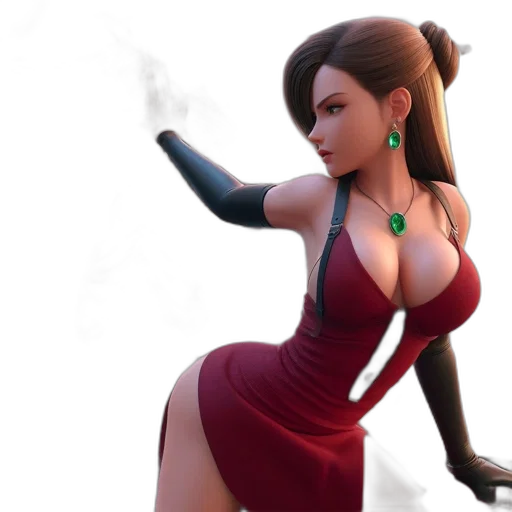 dress, staff, weapon, jewelry transparent PNG cut-out
