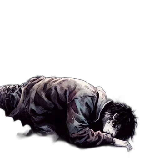jacket, creature, concept art, comic book art transparent PNG cut-out