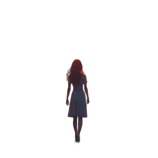 dress, robot, hair, face transparent PNG cut-out
