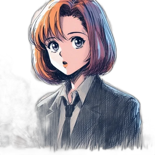 face, jacket, staff, robot transparent PNG cut-out