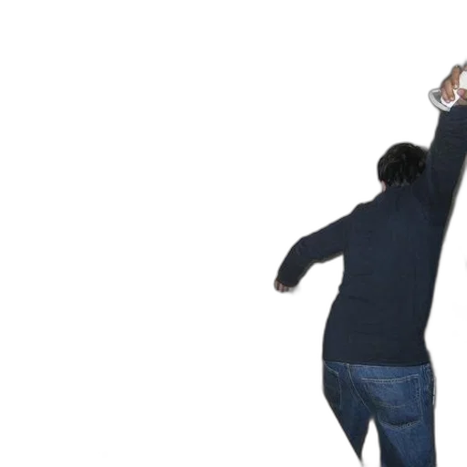 staff, jacket, weapon, man transparent PNG cut-out