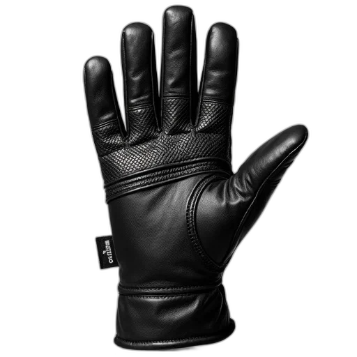 jacket, weapon, black, leather transparent PNG cut-out